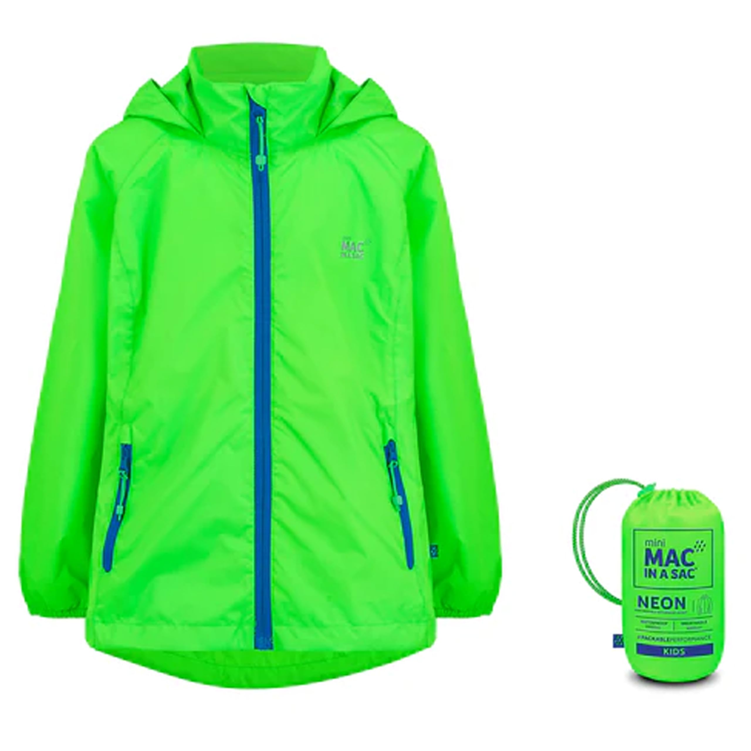 Mac in a Sac Mini Origin Ii - Packable Waterproof Jacket Giacca impermeabile Unisex - Bambini e ragazzi