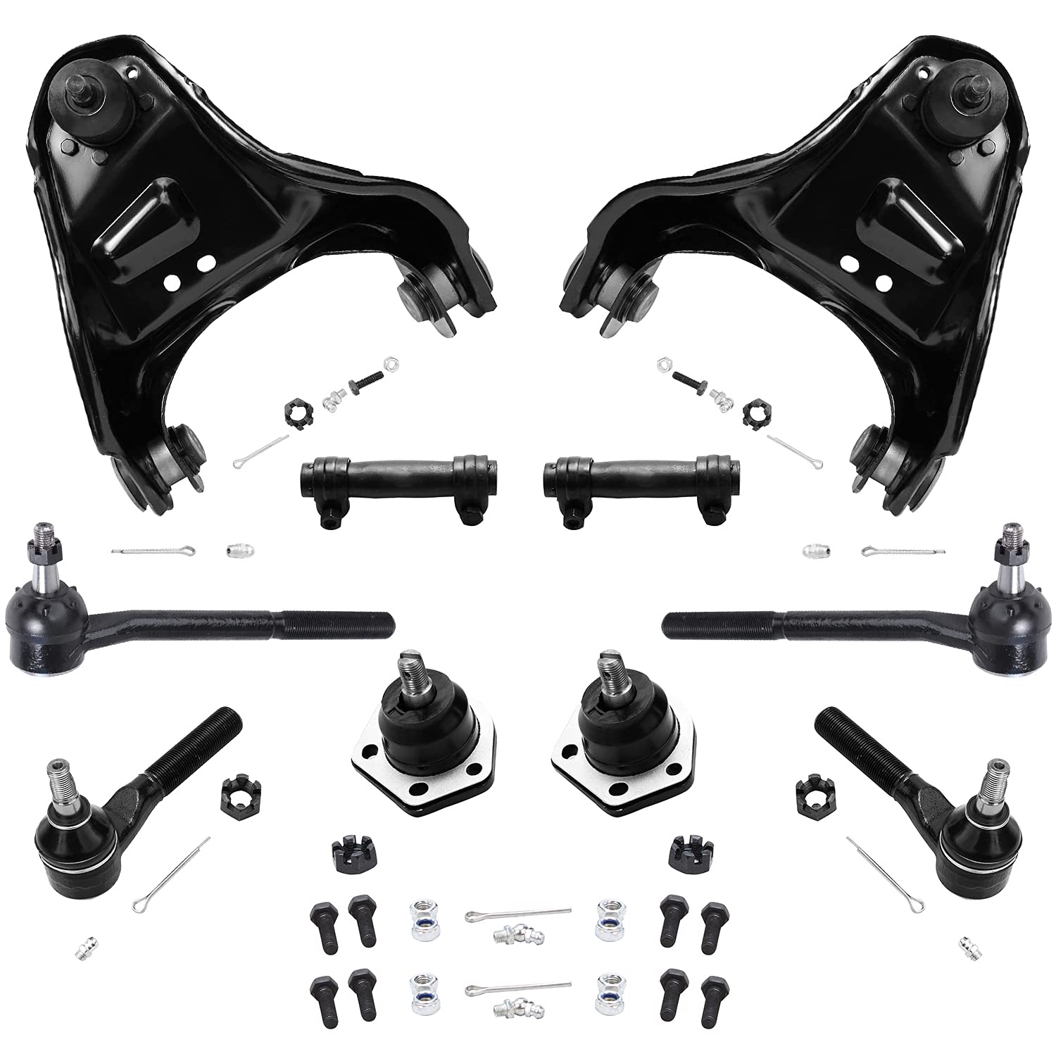 Detroit Axle - 10pc Front End Kit for Chevy Blazer S10 GMC Jimmy Sonoma