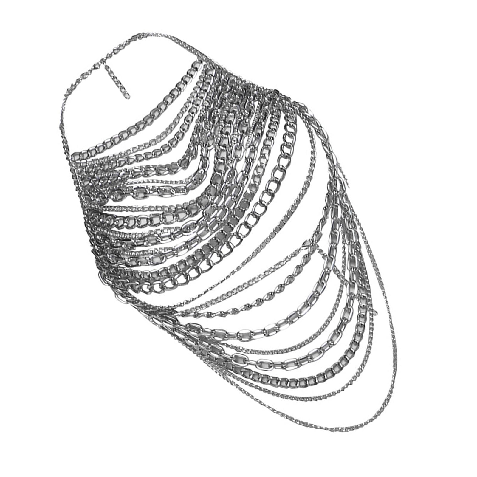 Catena per il corpo regolabile catene alla moda moda gioielli corpo gioielli vita gioielli struttura metallica per migliorare qualsiasi outfit gioielli gotici regolabili per il corpo