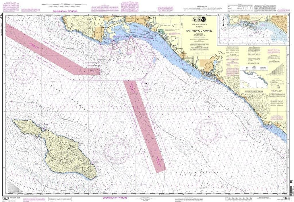 NOAA Chart 18746: San Pedro Channel;Dana Point Harbor