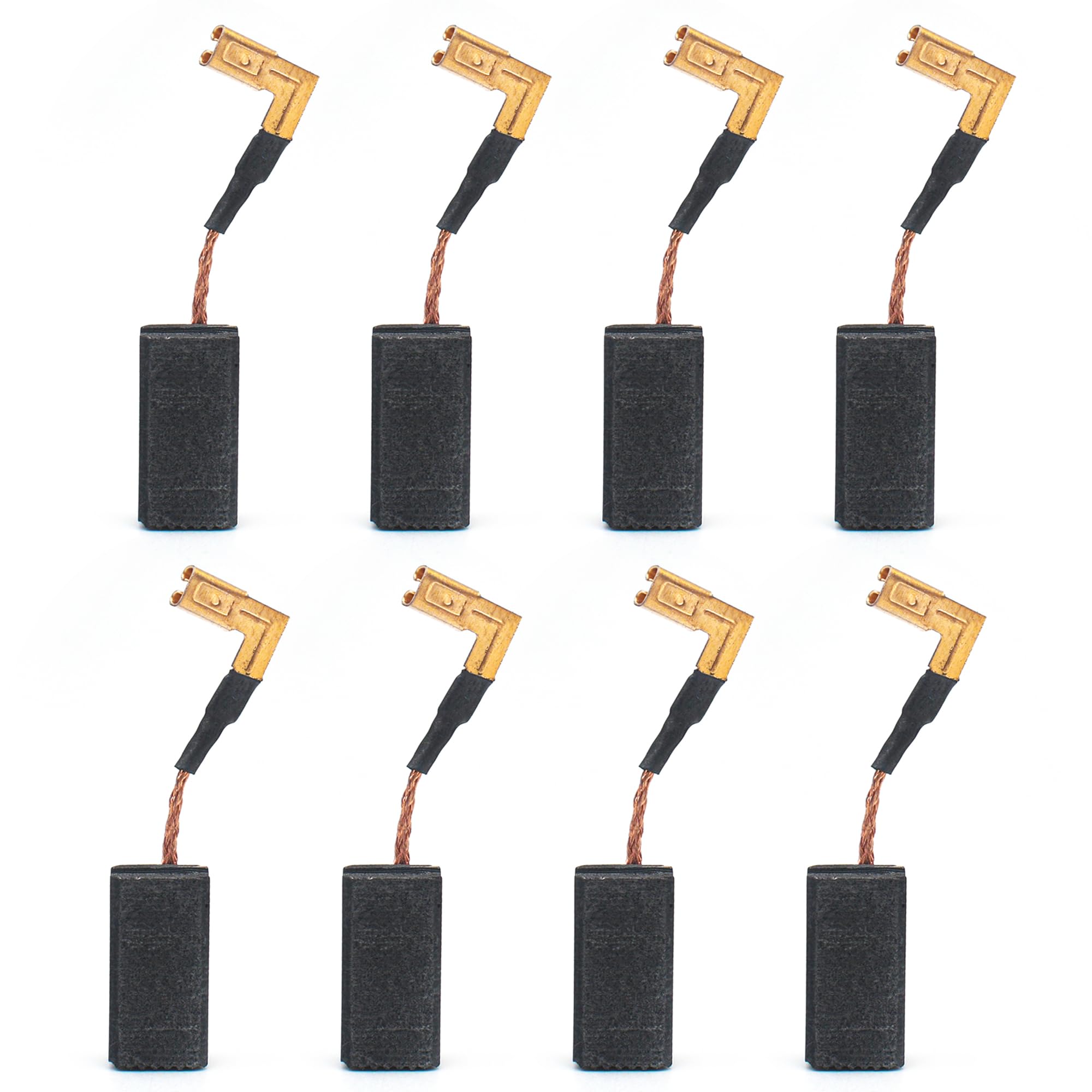 N097696 Carbon Motor Brushes (8 Pack) - Replacement Brushes For DeWalt DWE4120, DWE4011 Angle Grinders