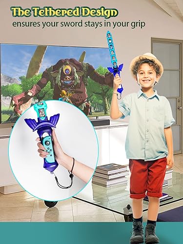 Miniatura 6 de Switch Sword Accessory Skyward Sword Accessories Compatible with Legend of Zelda Tears of the Kingdom, Skyward Sword HD