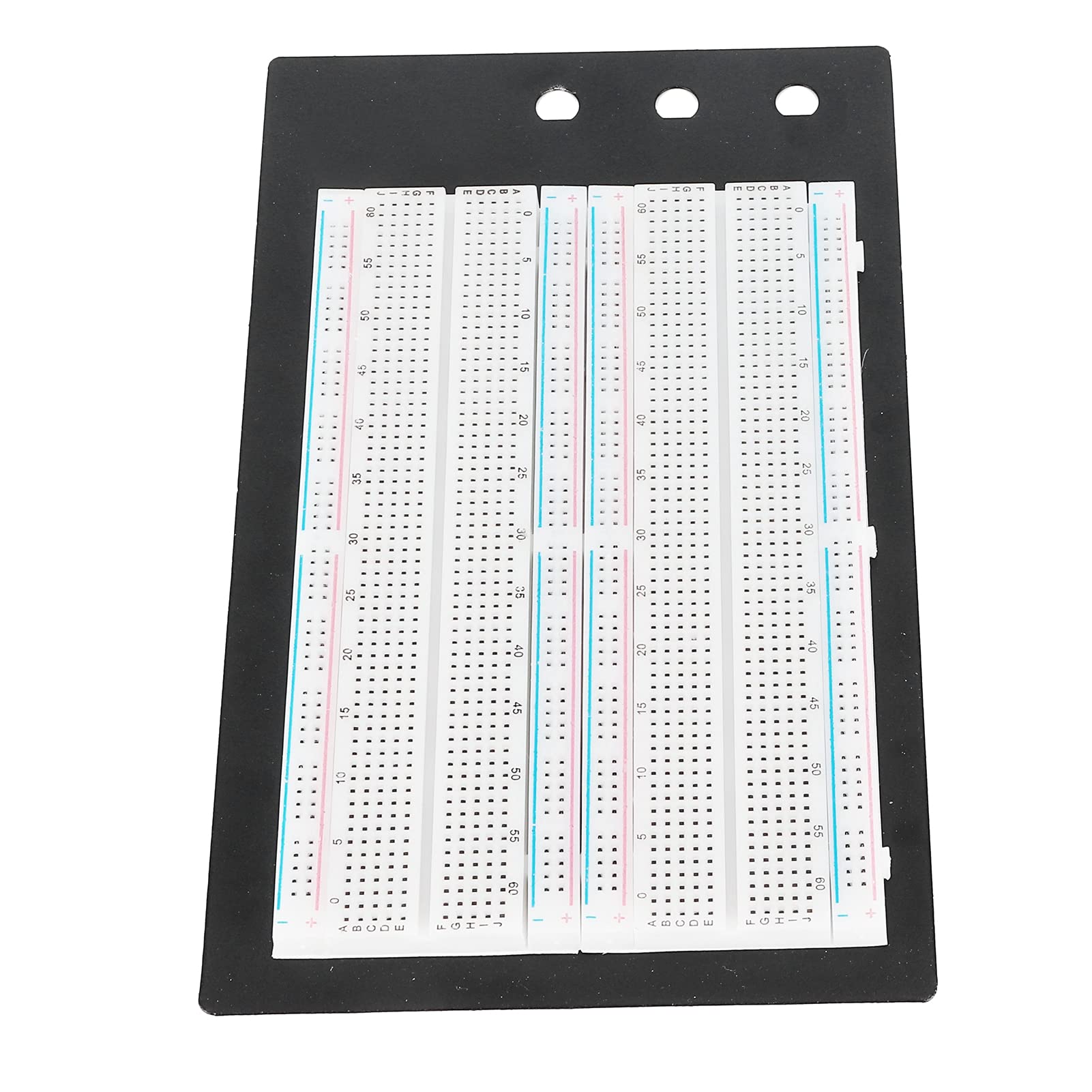 Tagliere senza saldatura 1660 Punti 3 Binding Post Wires Breadboard con 65 ponticelli per circuito di prototipazione, Tagliere