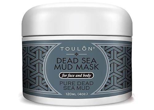 TOULON Best Mud Mask - Máscara facial del mar muerto; máscara facial exfoliante con minerales, removedor de puntos negros, tratamiento para el acné.