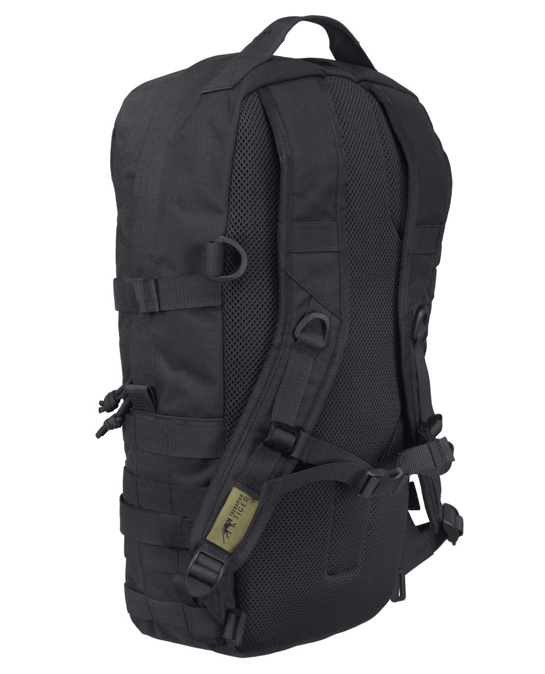 Tasmanian Tiger Essential Pack L MKII Molle Kompatibler, modularer 15 L Daypack Outdoor Wander-Rucksack für Trekking, Schule, Sport, Uni, Arbeit