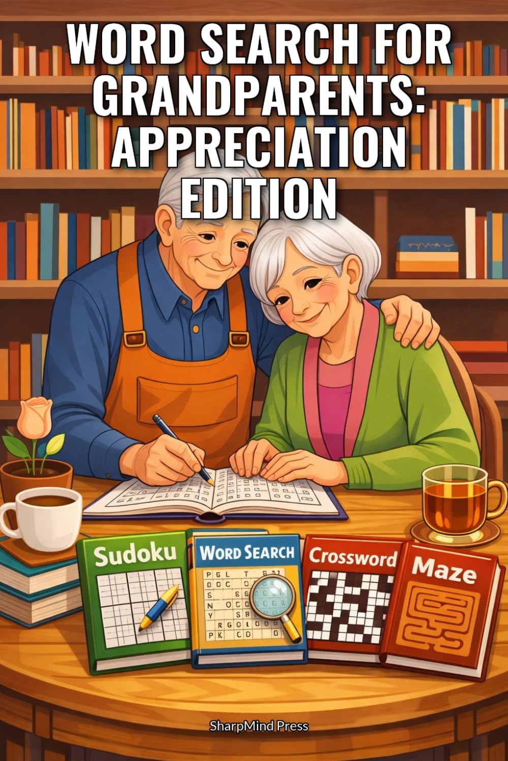 Word Search for Grandparents: Appreciation Edition: Sharpen Your Mind with 100 Brain-Boosting Challenges