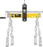 Yellow Jacket Niveau du moteur 1500lbs Crane de magasin en acier avec roulement à billes, poignée réglable