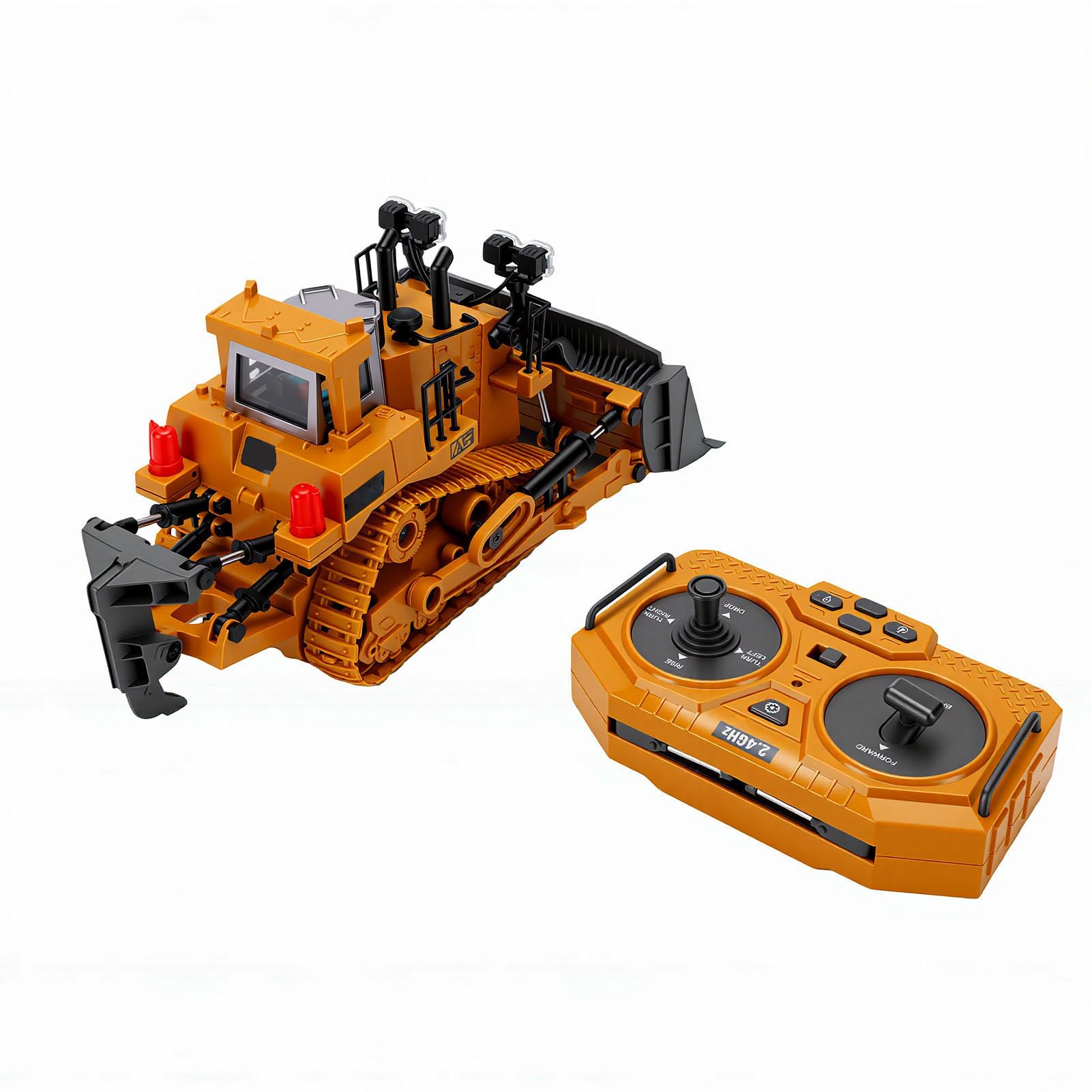 Alomejor Camion Giocattolo Telecomandato, Gru da Cantiere 9 2.4GHz