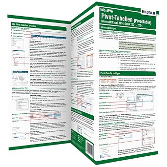 Pivot-Tabellen PivotTable Microsoft Excel 365 / Excel 2019 - 2021 Die Wo&Wie Schnell bersicht