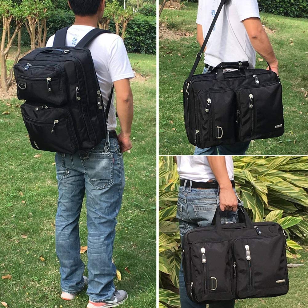 Laptop backpack messenger bag hybrid Clearance