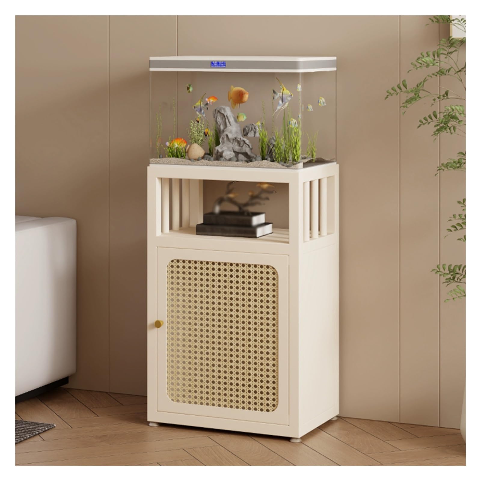 Mueble para pecera y reptiles de 3 niveles ideal para ahorrar espacio en el salón