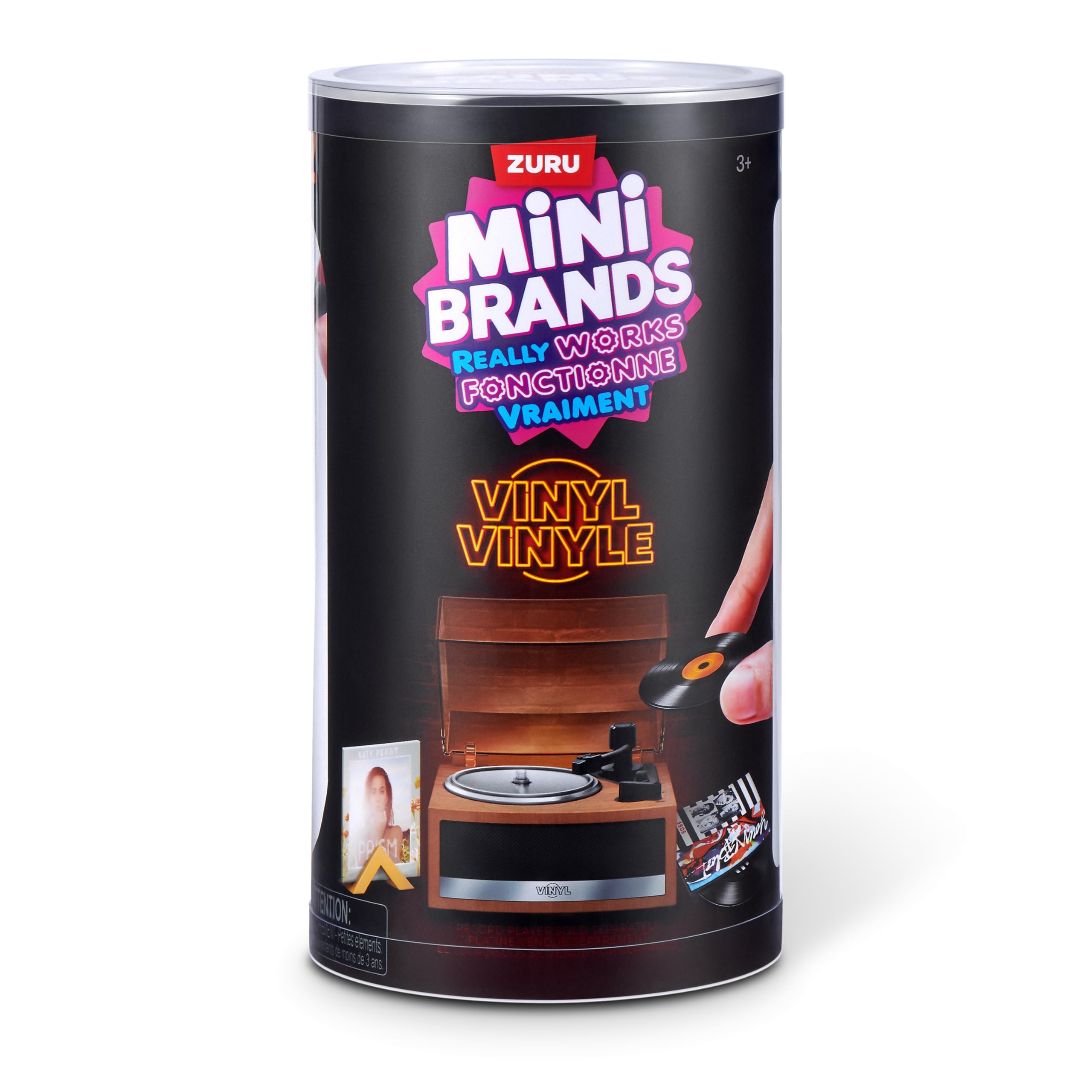 Mini Brands Really Works Capsule Mini Vinili di ZURU – Serie 1 (Confezione da 2) – Ogni capsula: 4 mini dischi vinile riproducibili + 1 accessorio sorpresa (8 vinili & 2 accessori) – Capsula Mistero