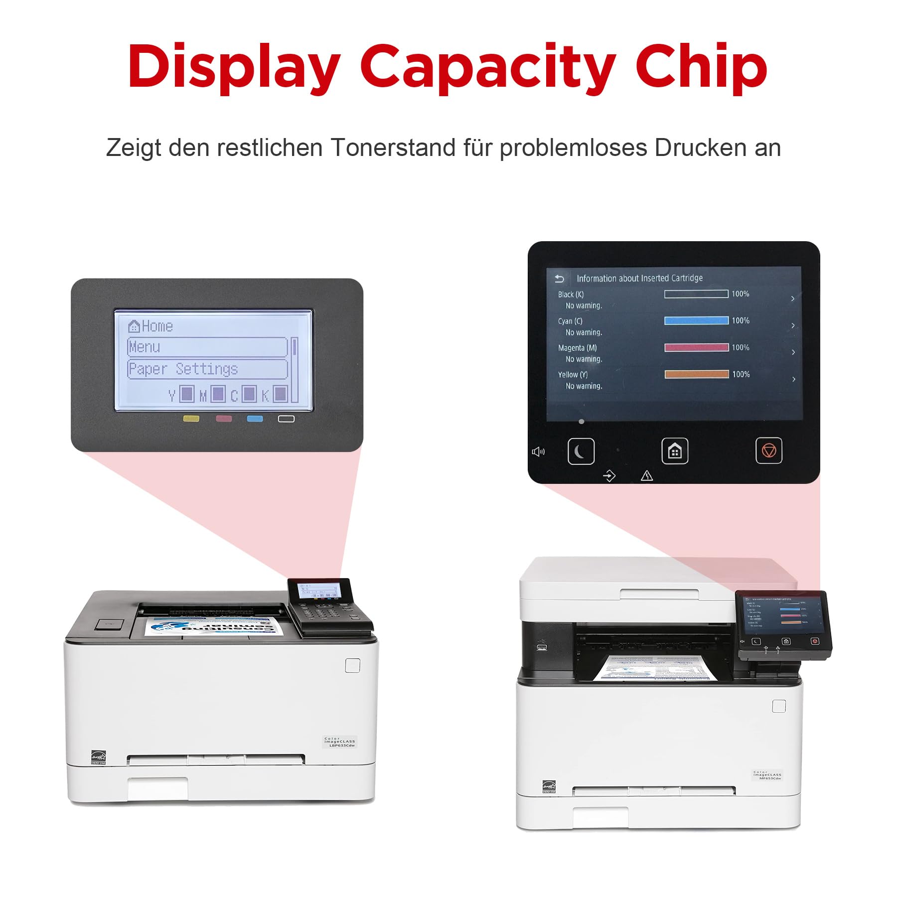 AUMOK 067H MF657Cdw Toner Kompatibel für Canon 067 067H MF655Cdw MF651Cw