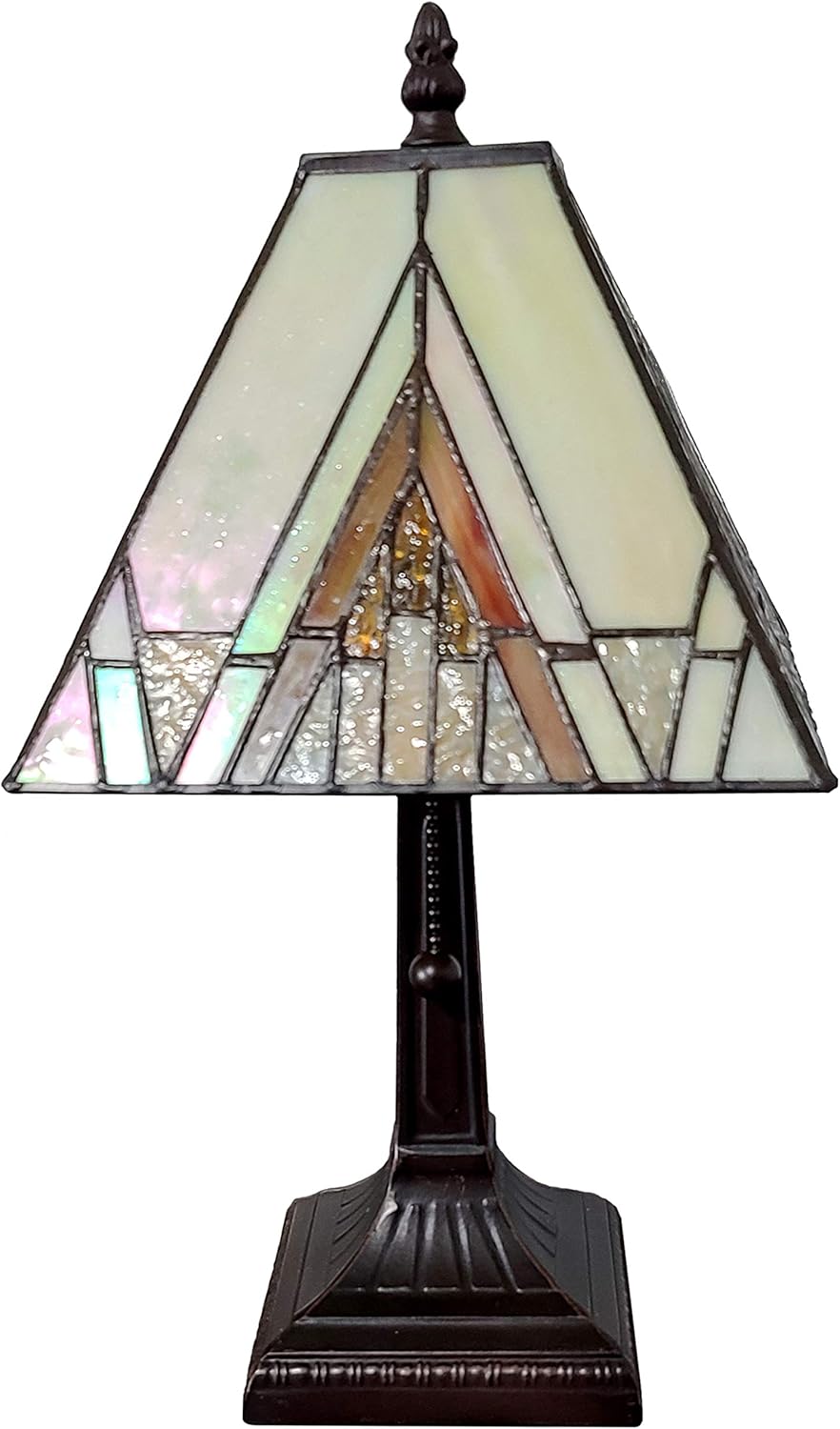 Review Product Amora Lighting AM362TL08 Tiffany lamp, Brown, Ivory, Yellow New Arrivals Amora Lighting AM362TL08 Tiffany lamp, Brown, Ivory, Yellow