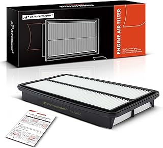 A-Premium Engine Air Filter Compatible with Acura & Honda Models - MDX 2007-2009, Odyssey 2005-2010, Pilot 2009-2015 - V6 Engine - Rigid Panel - Replace# 17220RGLA00, 17220RD5A00