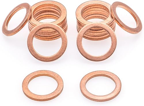 Vista 79 de 20 piezas de tapón de drenaje de aceite de motor de repuesto para M16 11137546275 Anillo de junta para MINI Cooper, R56, Clubman, Cabrio, Coupé