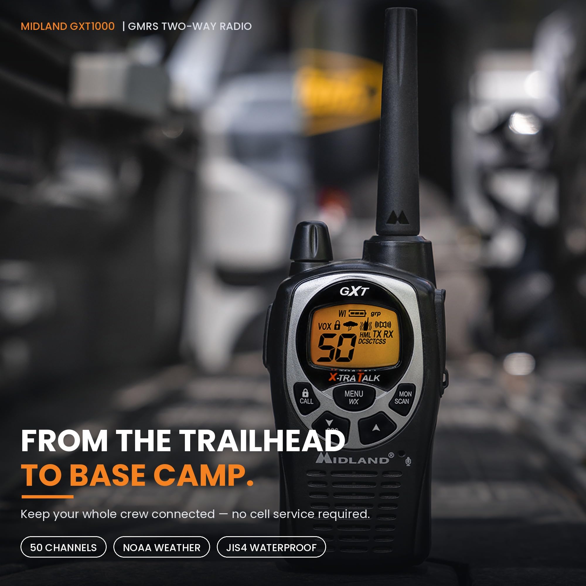 Amazon.com: Midland GXT1000VP4 GMRS Two-Way Radio (50 Channel