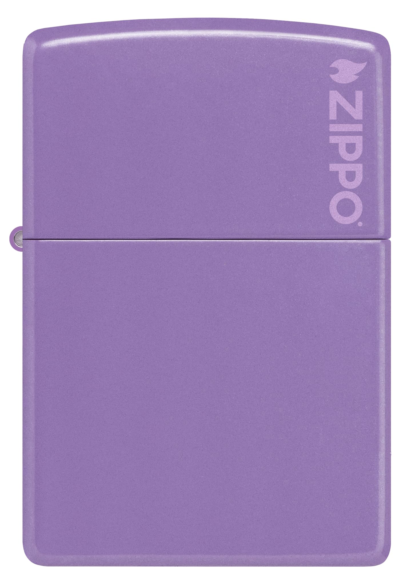 Zippo Zapalniczka Sztormowa, Model Podstawowy z Logo Zippo, do Napełniania, Wielokrotnego Użytku, Wiatroodporna Konstrukcja, Pudełko Prezentowe, Wyprodukowana w USA, Fioletowy (Smoky Lavender)