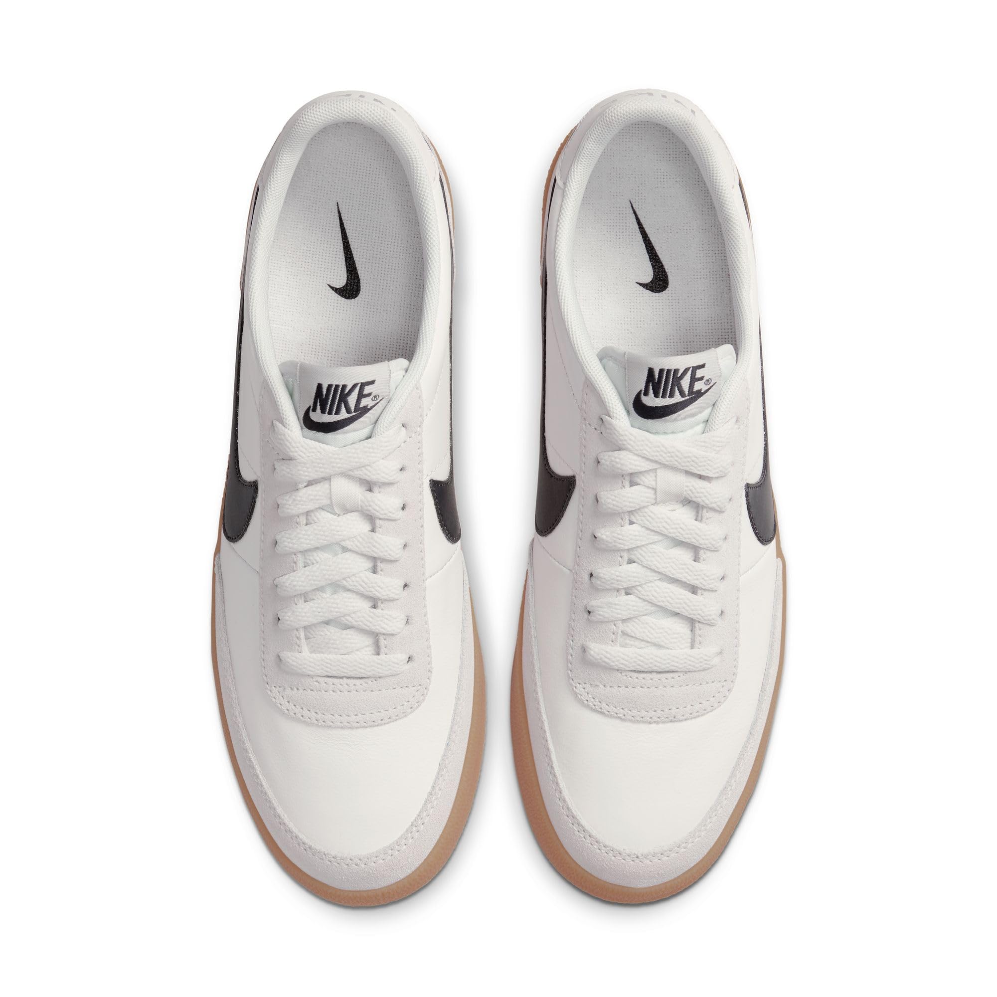 Nike Mens Killshot 2 Leather Sail/Oil Grey-Gum Yellow Tennis Shoes UK 12 3
