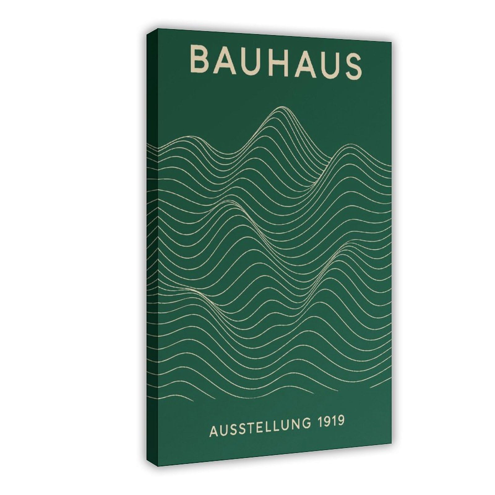 Bareronor Bauhaus Hills Abstract Canvas Poster Bedroom Decor Landscape Office Room Decor Gift 8" L X 12" W