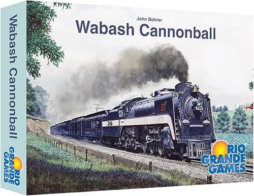 Rio Grande Games Wabash Cannonball - Juego de mesa de tren, ferrocarriles del este de EE. UU., mayores de 14 años, 3-6 jugadores, 30-60 minutos