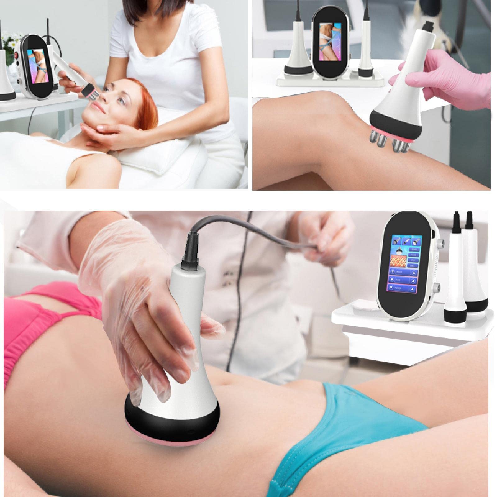 Urządzenie do pielęgnacji ciała Kawitacja ultradźwiękowa 40k Sprzęt kosmetyczny Rf Próżniowa maszyna do odchudzania i kształtowania Rf Napinanie skóry Spalanie tłuszczu