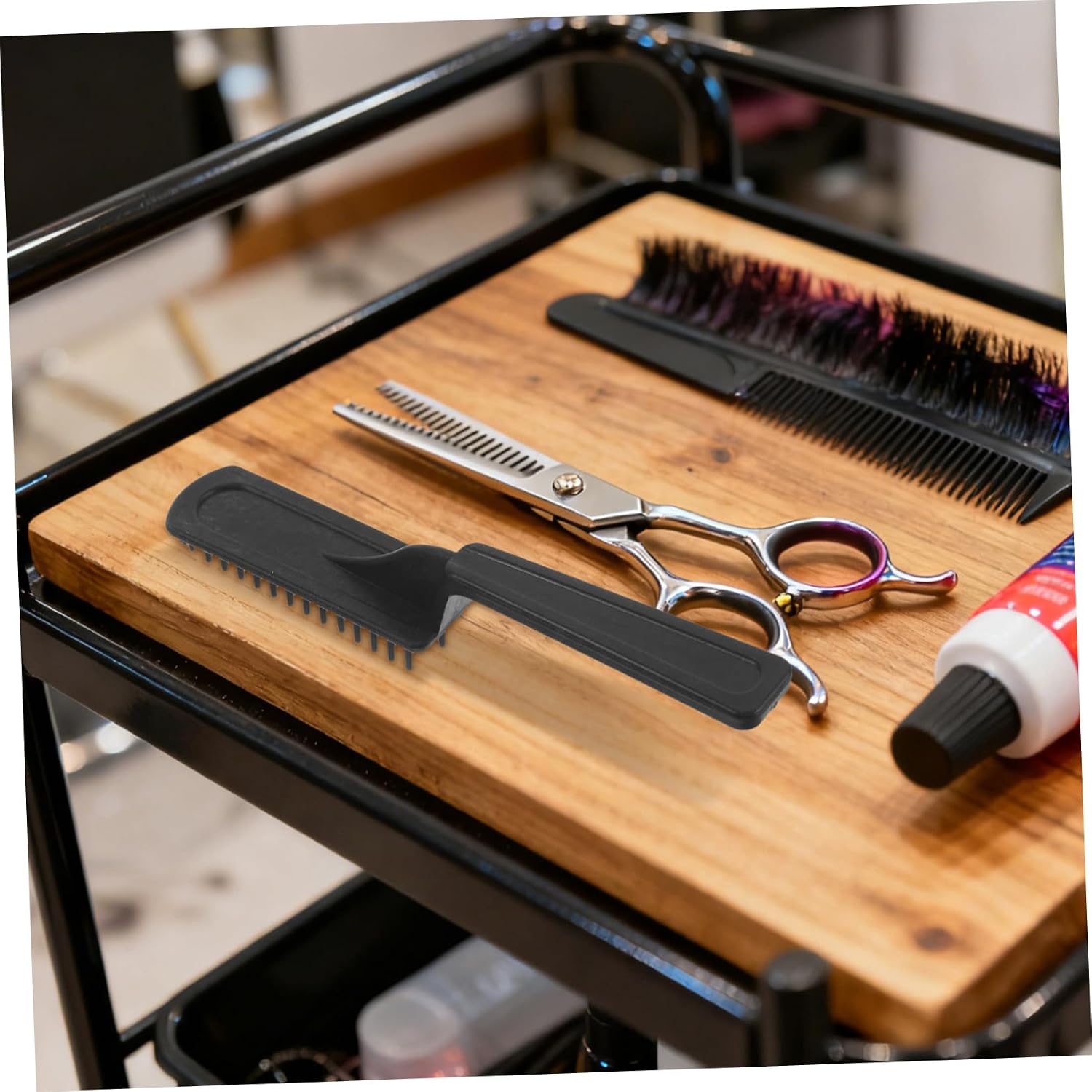 10pcs Hair Dye Brush and Comb Set for Salon and Home Use, Plastic Material with Smooth Gliding and Even Coverage, Professional Hair Coloring Applicator Tool for Beginners and Men