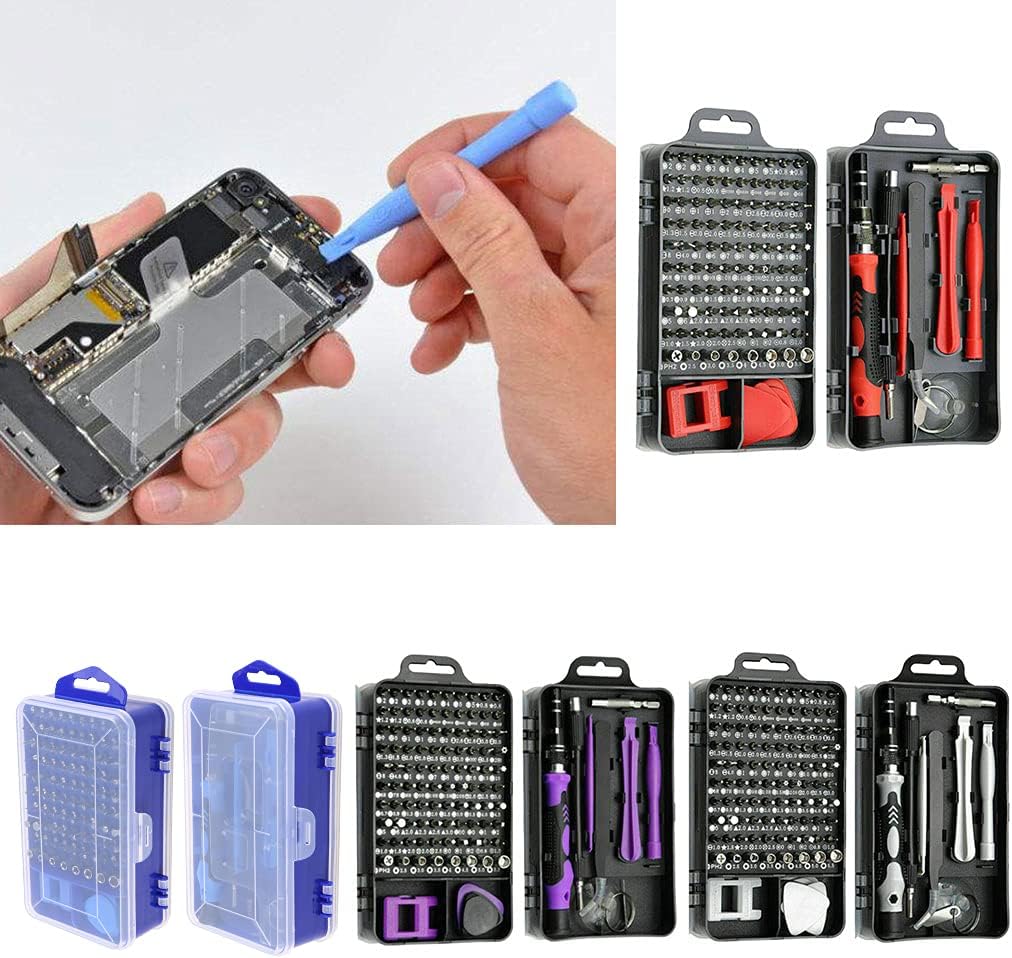 Computer Repair 115 In 1 Magnetic Laptop Screwdriver Watch Repair Screwdriver Hardware Tool Set