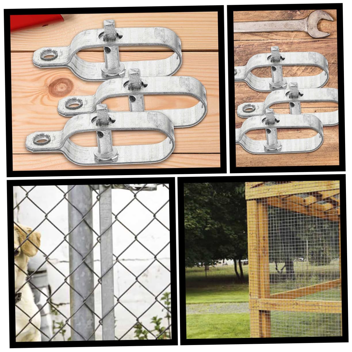 OFFSCH 10pcs Steel Wire Tensioner Heavy Duty Cable Rope Tensioner Tool for Garden