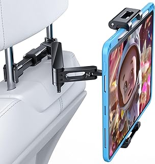 Car Tablet Holder,Headrest Tablet Mount,Air Vent Tablet Mount,Seat Headrest Stand Cradle for Kids,Compatible with iPad Pro Air Mini, Galaxy Tabs,Other 5.8-14.5"Cell Phones,Tablets and Devices,Black