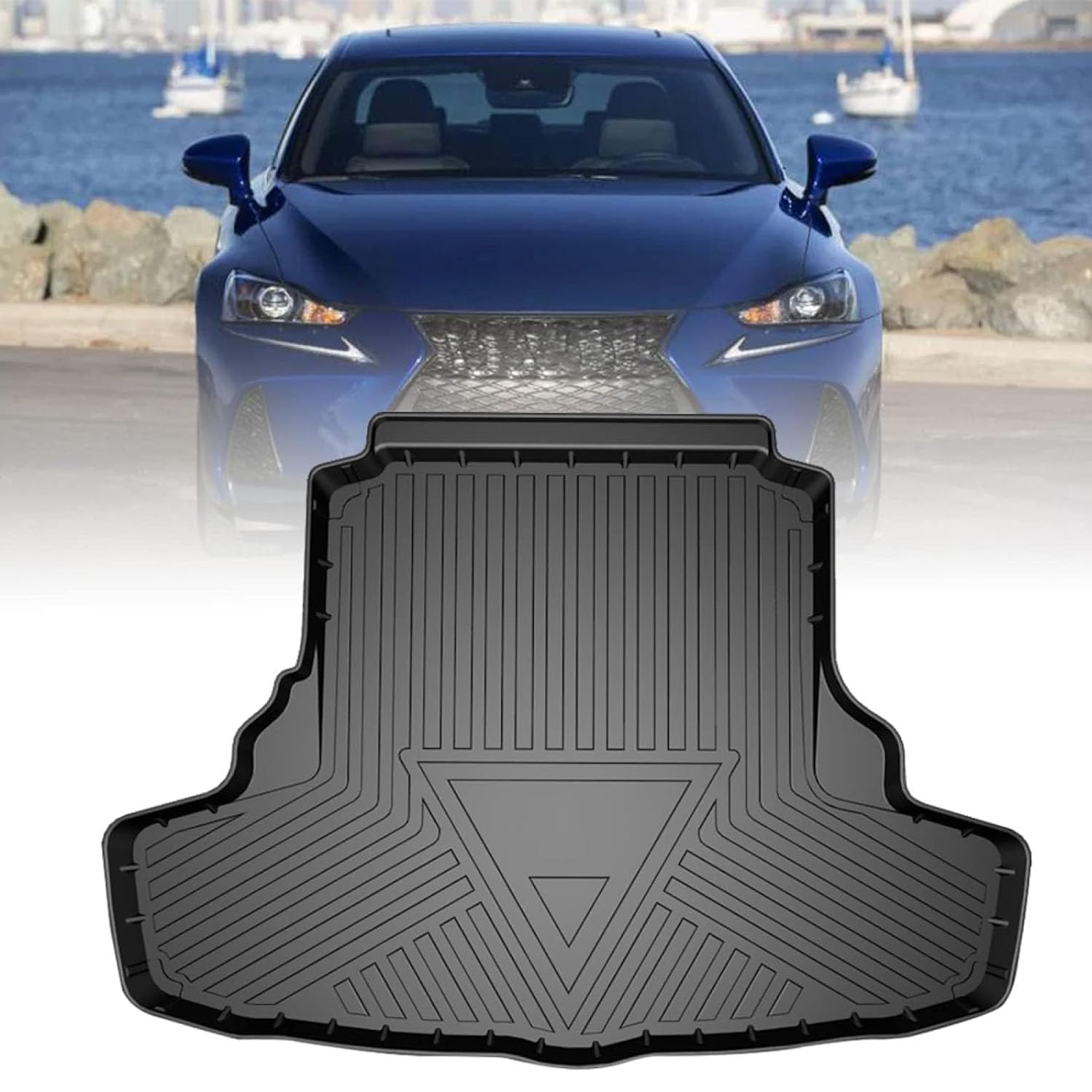 Tapis de coffre Lexus IS contre humidité et rayures de bagages