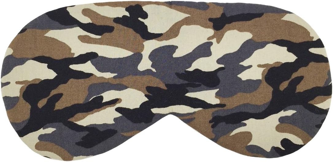 Sleeping Sheep (Camouflage #3) Cute Sleep Mask Comfortable Face Blindfold Soft Eye Masks with Satin for Sleeping, Travel, Shift Work, Naps, Night Blindfold Eyeshade for Men, Women or Kids