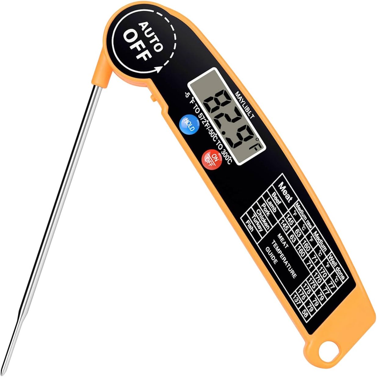 Digital Meat Thermometer With Highly Accurate Instant Read Thermometer Probe And Electric Cooking Thermometer For Grilling Food Grill Candy Bbq Thermometer
