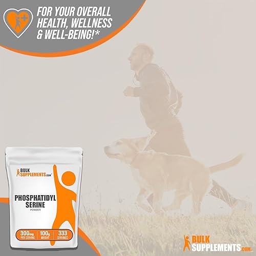 Miniatura 3 de BULKSUPPLEMENTS.COM Polvo de fosfatidilserina - Suplemento de fosfatidilserina para la salud cerebral - Procedente de granos de soja, sin gluten,