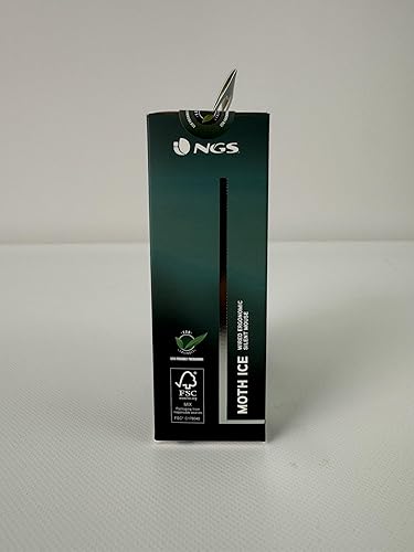 Miniatura 12 de NGS Moth Ice - Mouse óptico USB con cable para computadora con 5 botones silenciosos y desplazamiento, mouse ergonómico, 80012001600 DPI regulable,