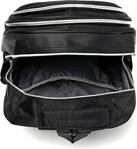 Miniatura 3 de WARTHY Mochila ligera multifunción para computadora portátil, moda clásica, mochila de viaje de gran capacidad, 16 pulgadas, E4, Moda