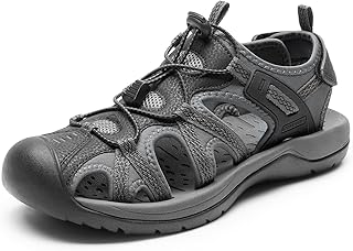 Men's Sandals Hiking Water Sport Athletic Beach Outdoor Comfortable Casual Closed Toe Summer Sandal Shoes