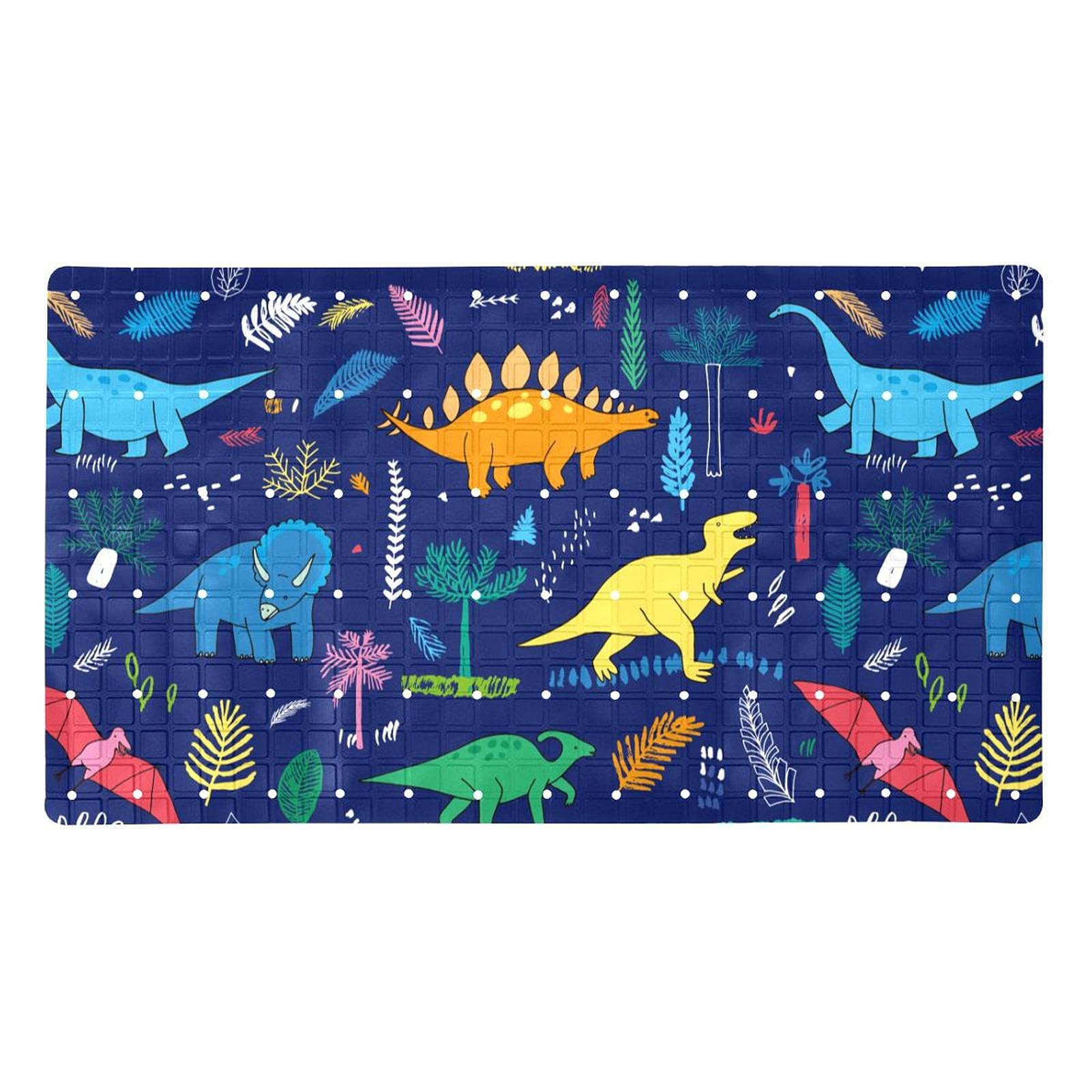 Tapis de douche antidérapant dinosaures : protégez vos enfants des glissades en baignoire