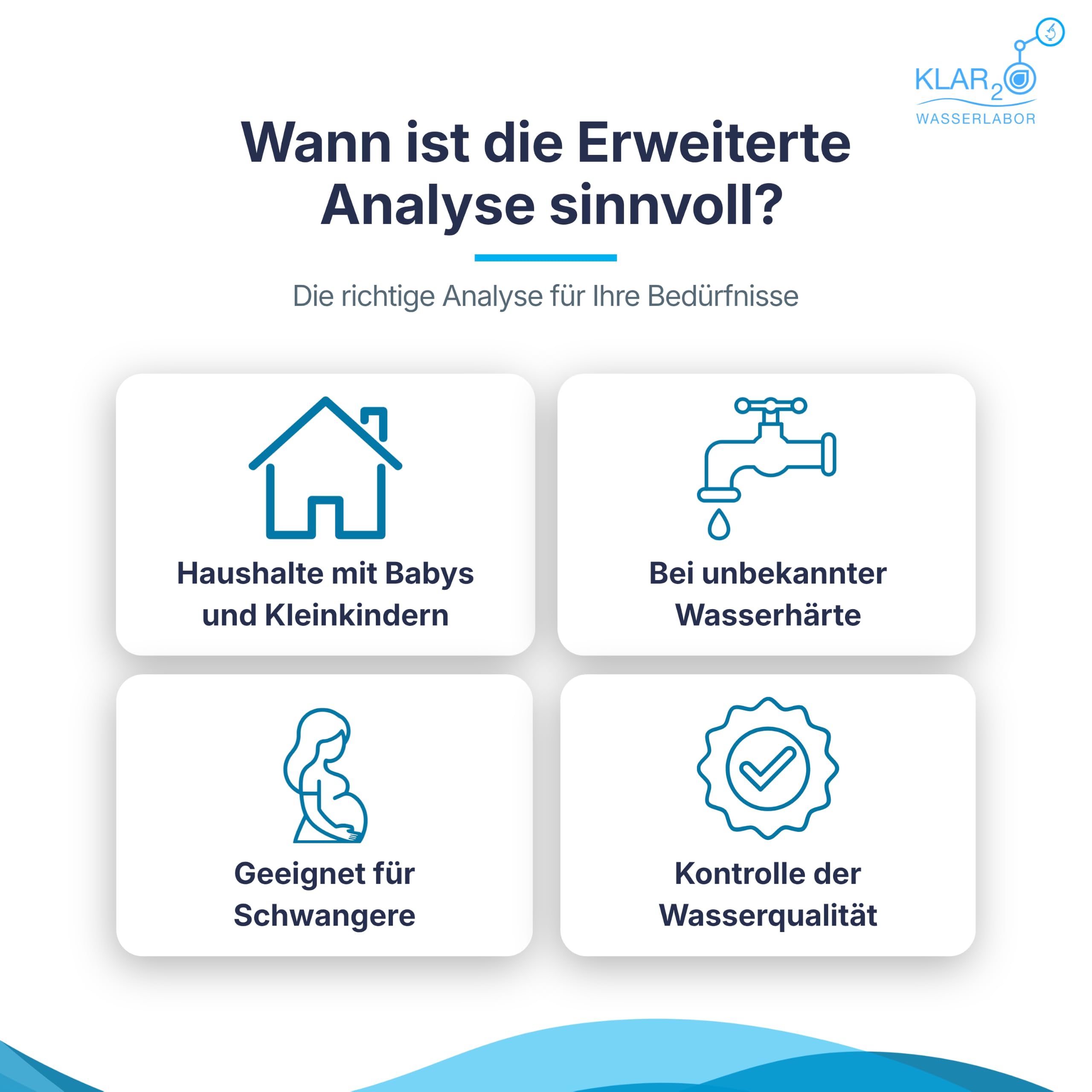 BabySafe Trinkwasseranalyse für Babynahrung – Labor-Wassertest mit 15 Prüfwerten inkl. E. coli, Blei, Cadmium, Nitrat & Wasserhärte