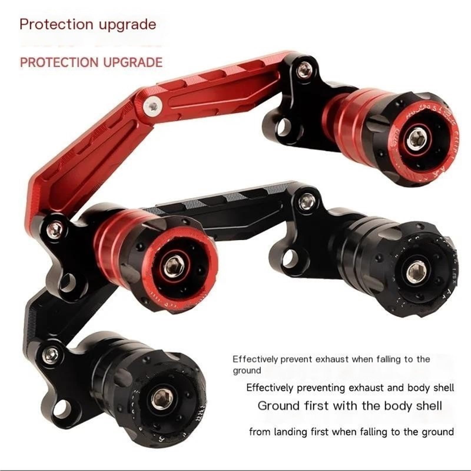 Pasuje do Honda Pcx125/150/160 Forza300/350 NSS Adv350 Zmodyfikowana rura wydechowa, antypoślizgowa, antykolizyjna kula ochronna Osłona Podwozia Motocykla owiewki osłona(Gray)