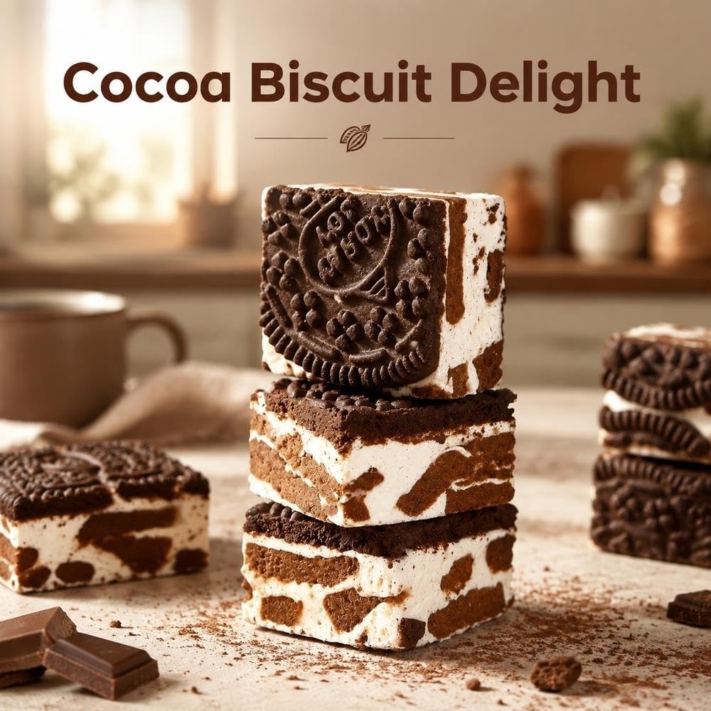 Bocaditos de hojaldre crujientes de galleta de cacao 160 g * 2