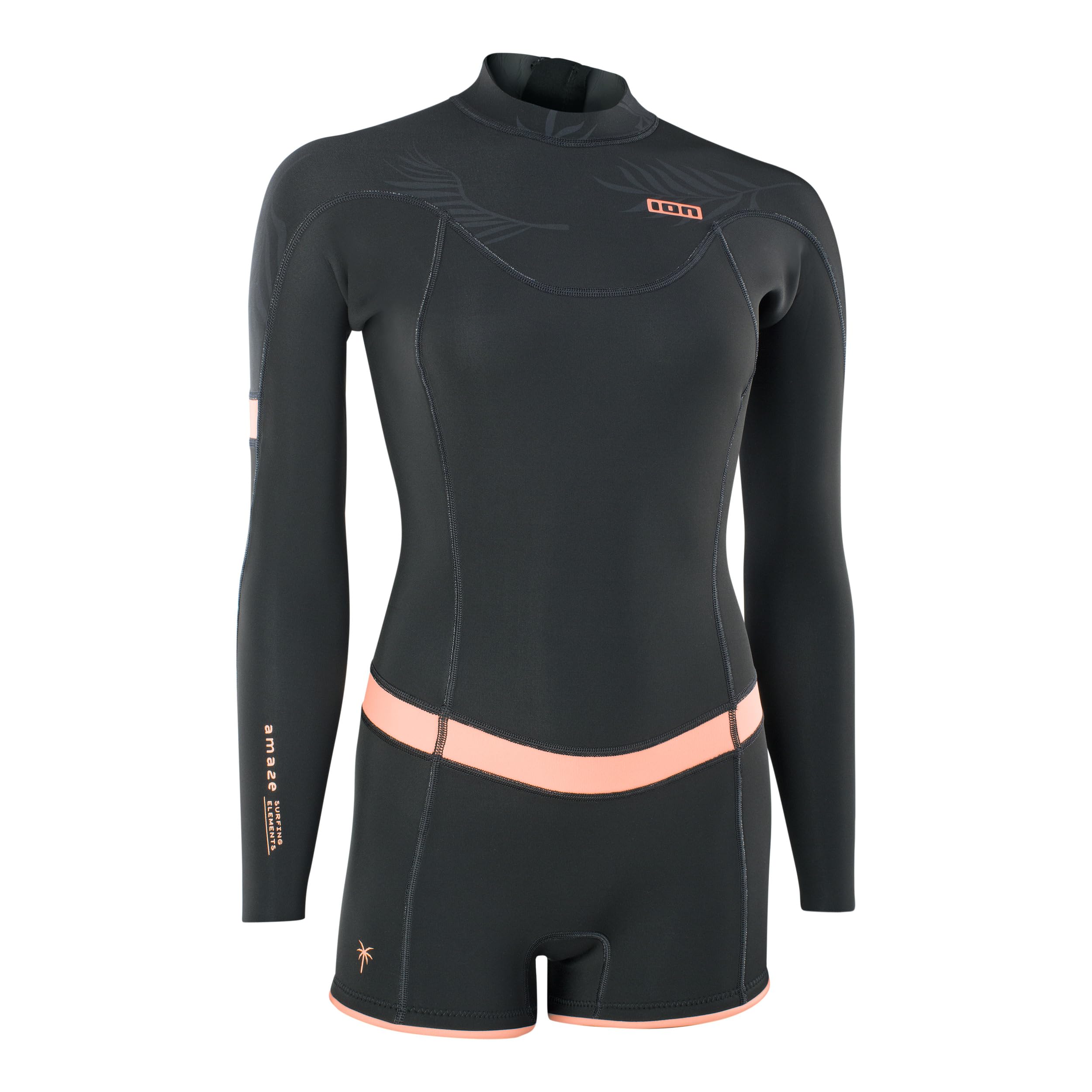 ION Amaze 2.0 Back Zip LS Shorty 2022 Black