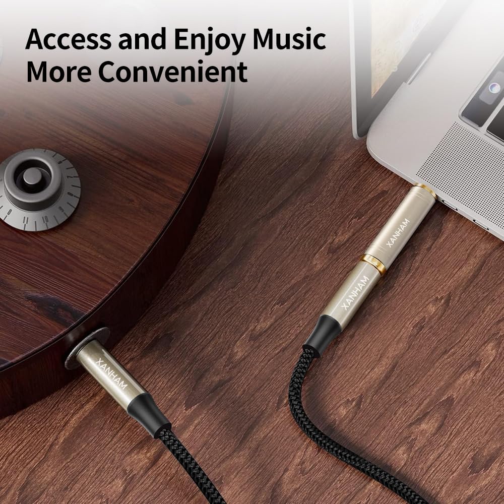 Jack audio stereo TRS da 6,35 mm femmina a 1/8 di pollice maschio da 3,5 mm a jack audio stereo da un quarto di pollice per cuffie adattatore AUX per cavo AUX, smartphone, laptop, tablet,