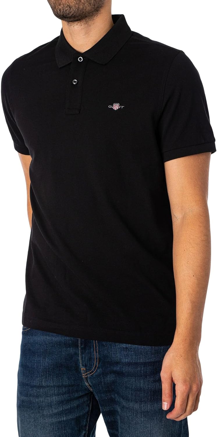 Gant Men's Reg Shield SS Pique Polo Shirt (Pack of 1) image 2
