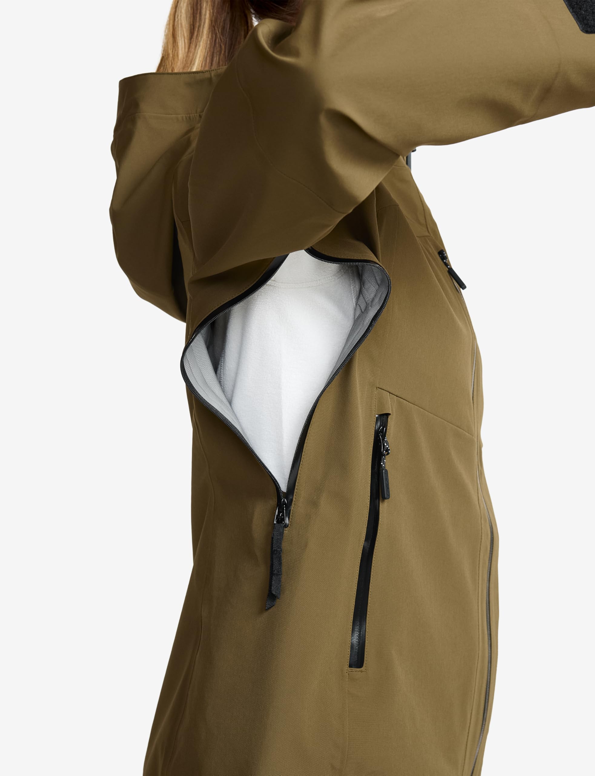 RevolutionRace Cyclone 3L Shell Jacket für Damen, Wasserdichte Jacke mit Recco-Reflektoren zum Wandern