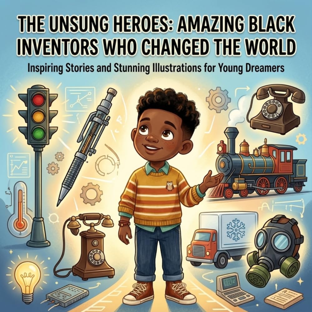 The Unsung Heroes: Amazing Black Inventors Who Changed the World: Inspiring Stories and Stunning Illustrations for Young Dreamers