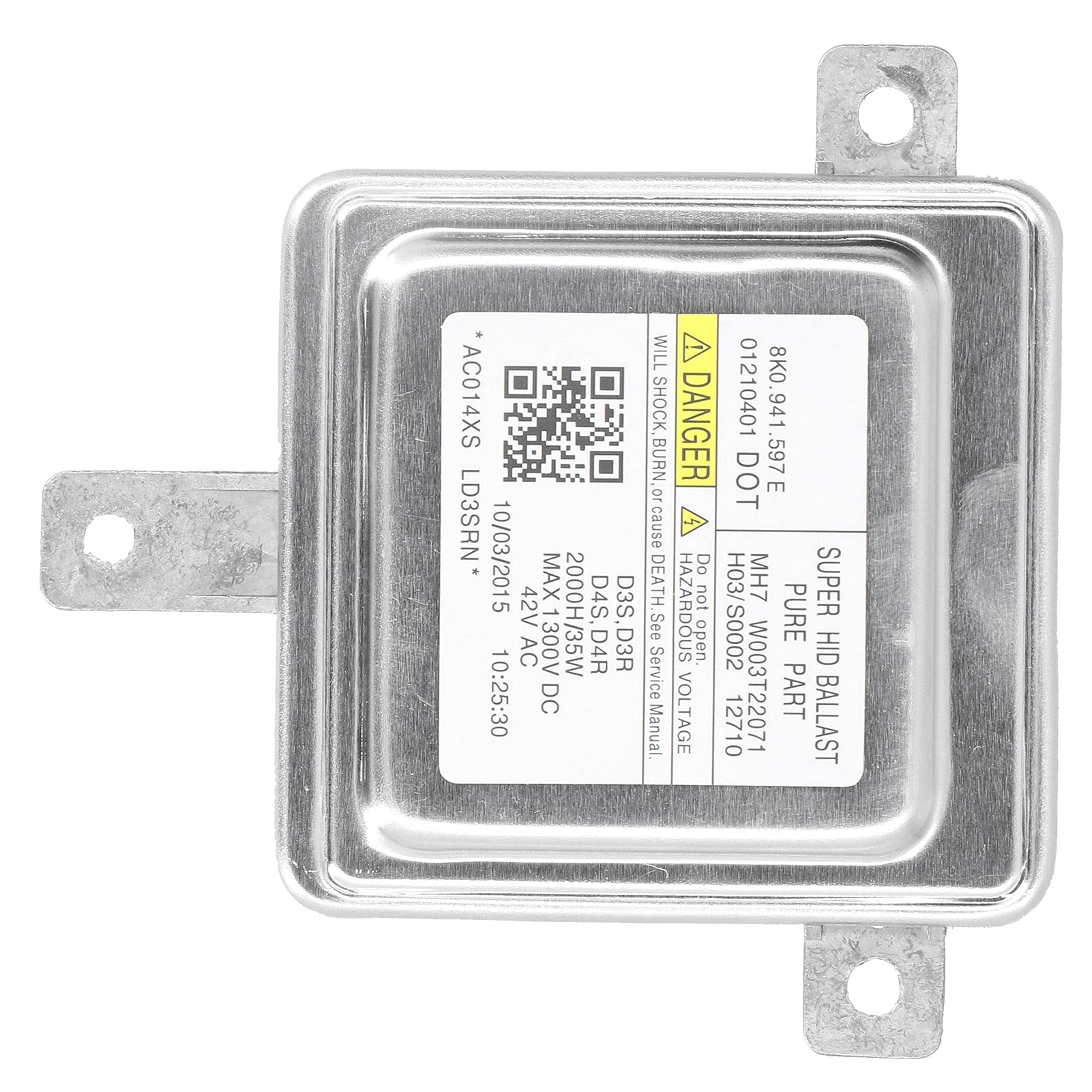 Ballast per Fari, Xenon Ballast Centralina, 8K0941597E Modulo Regolatore di Tensione per Ballast D3S/D4S Adatto per