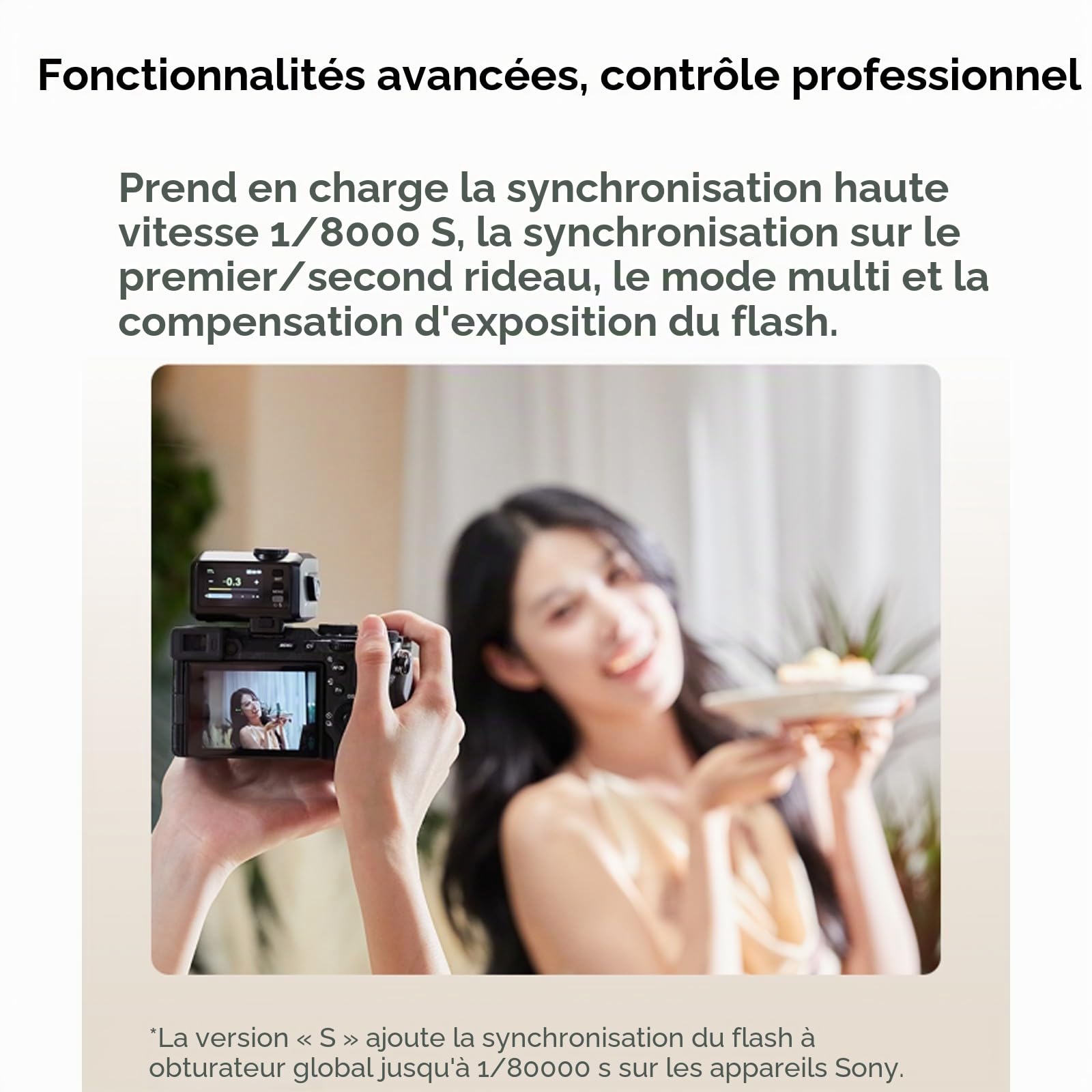 GODOX IT30PRO F IT30PRO-F TTL Flash pour FUJIFILM CAMERIE, GN15 1.5S Temps de Recyclage, 560 Floch Flash, 1/8000 HSS, 2,4g Wireless, 2,8 ″ Full Color Streedlight (Noir)