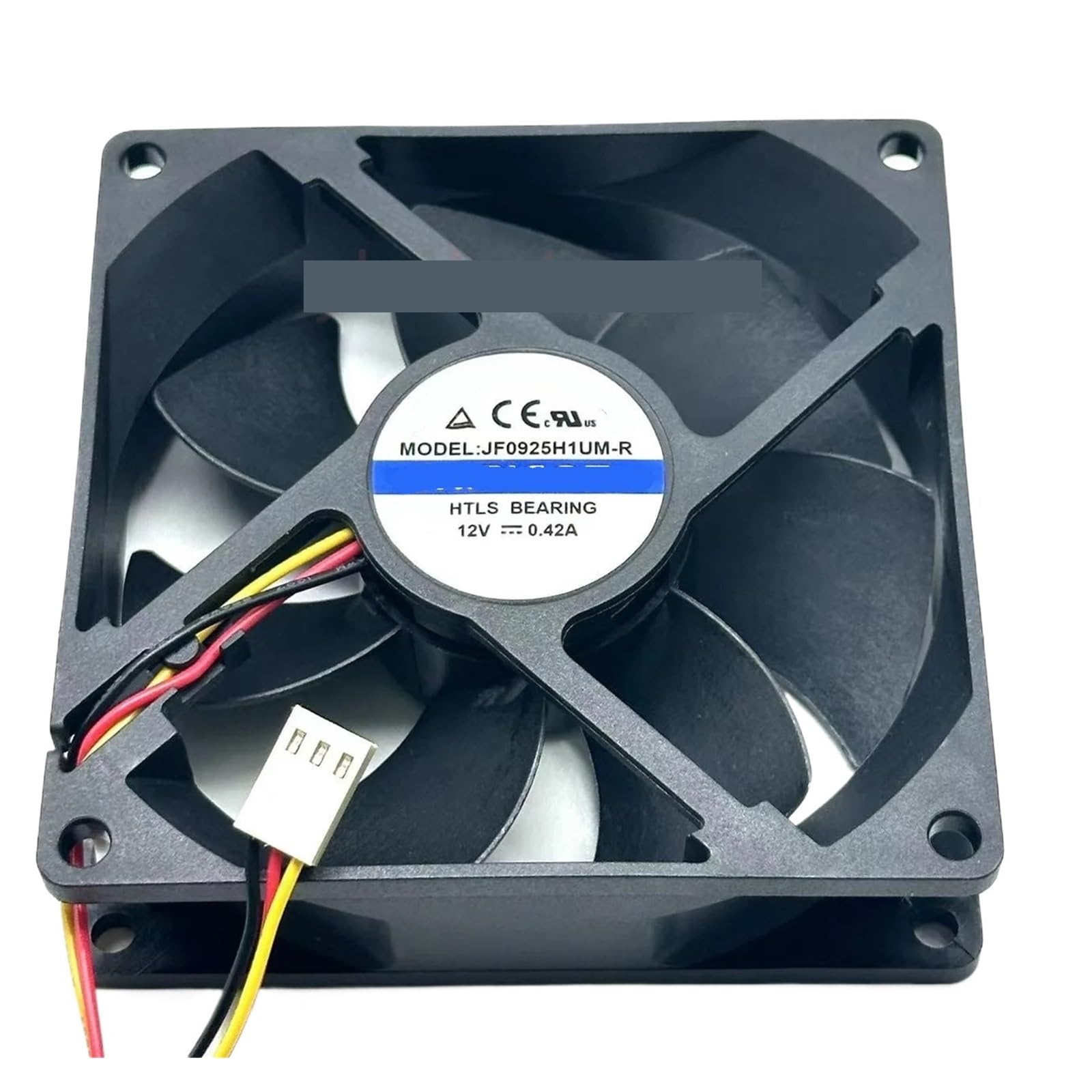 UITGVDQAT JF0925H1UM-R DC 12V 0.42A 90x90x25mm 3-Wire Server Fan
