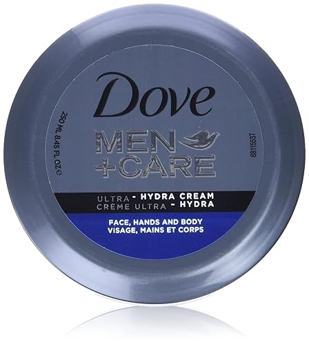 Dove Men + Care Ultra Hydra Cream - Crema para rostro, manos y cuerpo, 8.5 fl oz